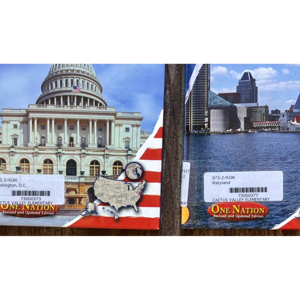 2 Capstone One Nation Books Washington DC & Maryland by Patricia K. Kummer - Picture 2 of 8